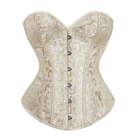 Patterned Strapless Corset